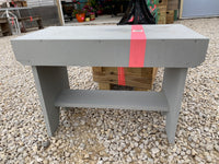 Gray Painted Bench